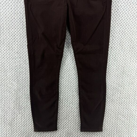 FRAME Pants Women 27 Brown Le High Skinny Crop Mid Rise Soft Stretchy 5 Pockets - Picture 4 of 16